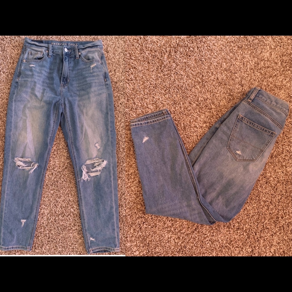 AE mom jeans